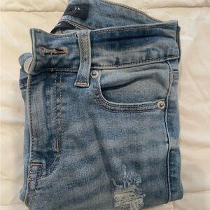 00 short low rise Aeropostale light blue jeans